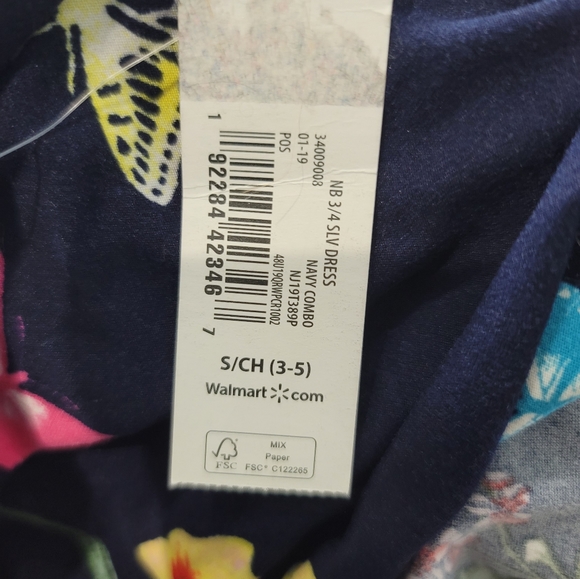 Navy Blue Dress - Picture 3 of 3